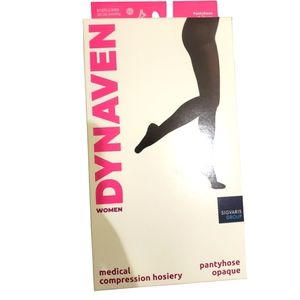 DYNAVEN Medical Compression Hosiery Pantyhose Size Large Long - LIGHT BEIGE